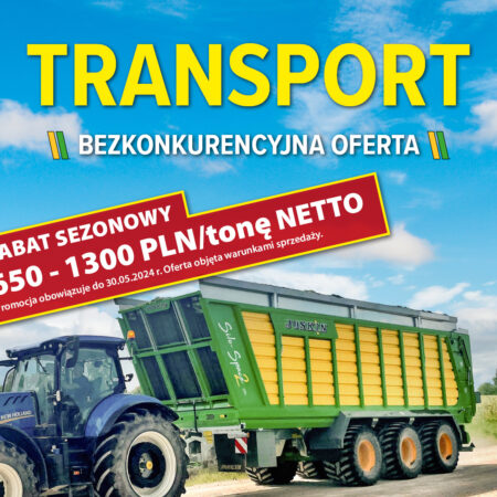 Promocja - Transport zielonek z rabatem sezonowym! - podgląd