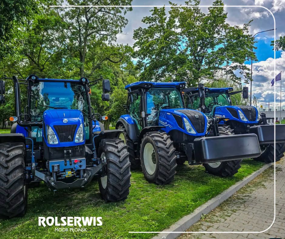 Ciągniki New Holland T7.195S, T5.120 Dynamic Command i T5.90S przekazane MODR Płońsk